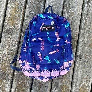 NWOT Jansport Hawaii Hula Dancer Tiki Luau Backpack